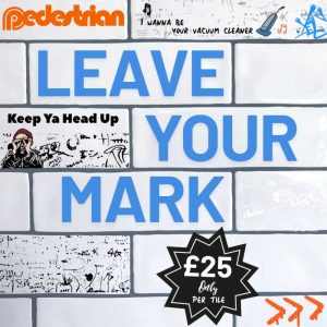 Leave your mark - Buy a tile for our Lyric Wall